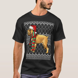 Camiseta Xmas Bruxelles Griffon Santa Claus Hat Ugly Christ