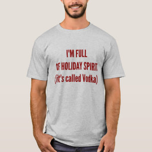 Camiseta Xmas de Hanukkah do Natal eu sou cheio do espírit