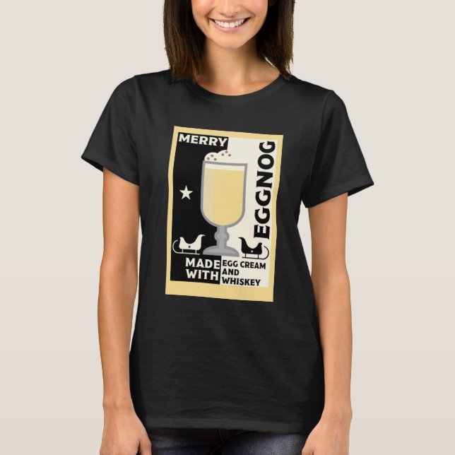 Camiseta Xmas Eggnog Punch T-Shirt (Frente)
