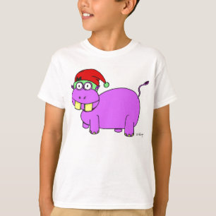 Camiseta Xmas Hippo Kids Shirts