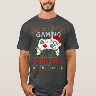 Camiseta Xmas lança vídeo-game controlador automático para 