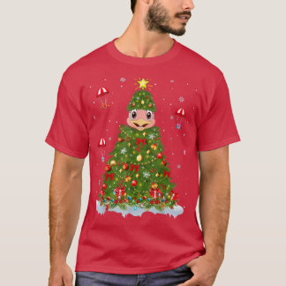 Camiseta Xmas Light Match Family Funny Ostrich Bird Chri