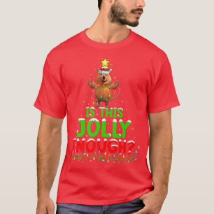 Camiseta Xmas Lighting É Jolly O Suficiente Quokka Christma