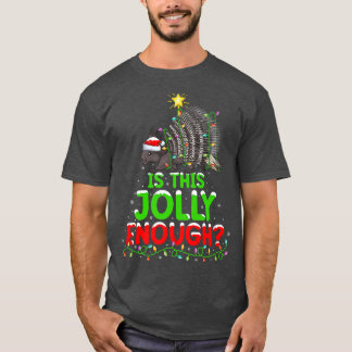 Camiseta Xmas Lighting É Suficiente Para Porcupine Chris
