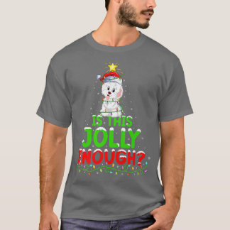 Camiseta Xmas Lighting É Um Cristo Suficiente De Havanês
