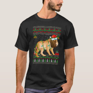 Camiseta Xmas Luz Feia Papais noeis De Estilo De Sweater Mo