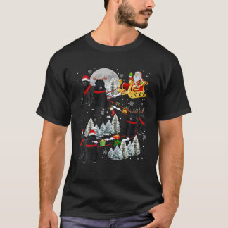 Camiseta Xmas Newfoundland Sledge Christmas Sledge Santa Do