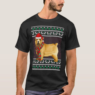 Camiseta Xmas Norwich Terrier Dog Santa Hat Natal Feio
