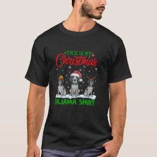 Camiseta Xmas Santa Hat Reindeer Cristo de Cachorro Inglês
