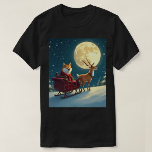 Camiseta Xmas T-shirt Shiba Inu Doge