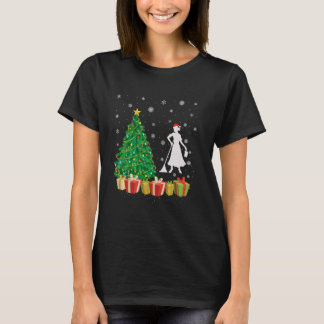 Camiseta Xmas Tree Lighting Santa Hat — Natal