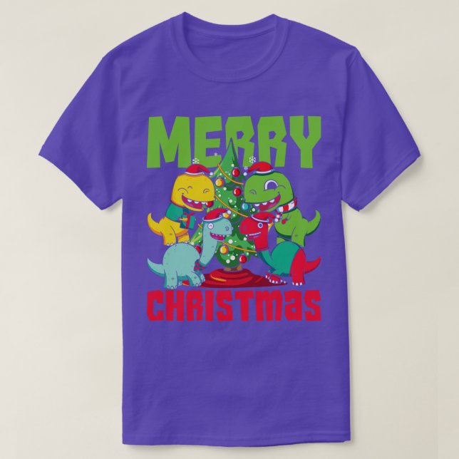 Camiseta Xmas Trex Dinossaur Feliz Natal (Frente do Design)