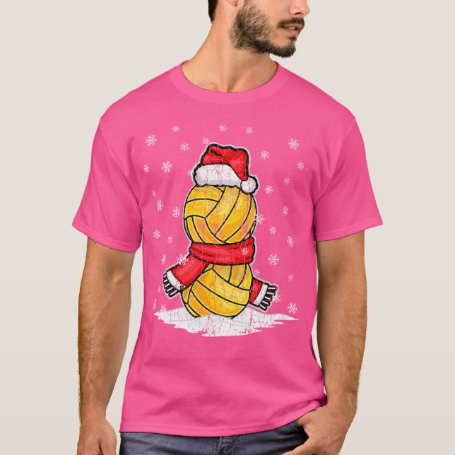 Camiseta Xmas Wasserball-Bekleidung Co Funny Unisex Adult W (Frente)