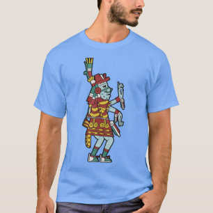 Camiseta Xochiquetzal Aztec Deusa Nahuatl Mayan Inca Tolt