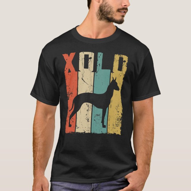 Camiseta Xolo Xoloitzcuintle Meican Hairless Dog Vintage Re (Frente)