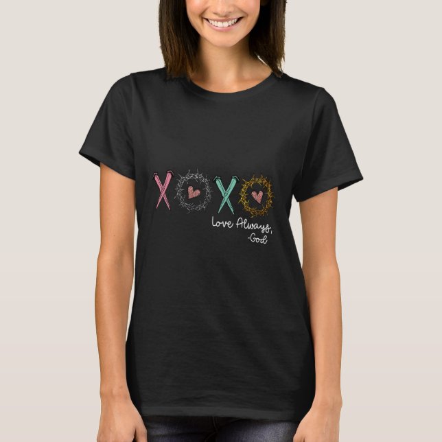 Camiseta Xoxo Amor Sempre Deus  (Frente)