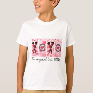 Camiseta Xoxo As Letras De Amor Originais Verificadas Valen