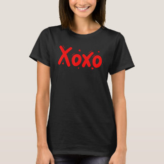 Camiseta XOXO Doce Namorados Coração Romântico
