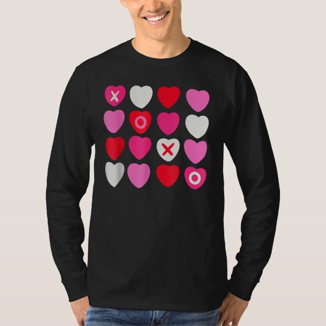 Camiseta XOXO Hearts Valentine's Day  for Him Her Kids (Frente)