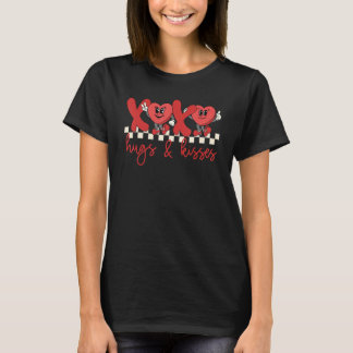 Camiseta XOXO Hugs & Kisses Funny Heart Groovy Retro Valent