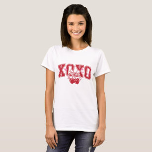 Camiseta XOXO Laço Cereja Dia dos Namorados 