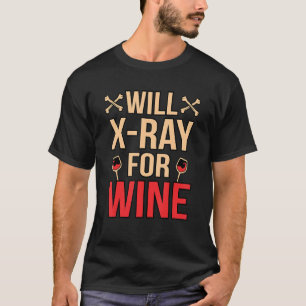 Camiseta Xray Para A Técnica Radiológica Do Radiologista Do