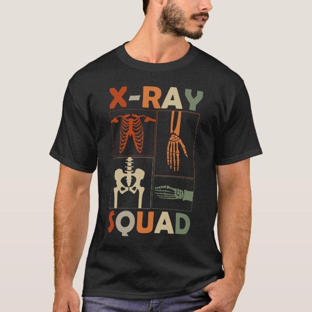Camiseta Xray Skeleton Bones Radiologista Funny Radiology (Frente)