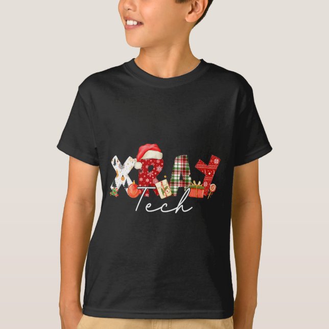 Camiseta Xray Tech Christmas Bow Rad Tech Radiology Gift Me (Frente)