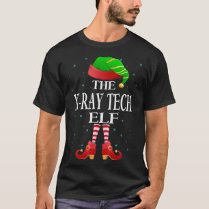 Camiseta Xray Tech Elf Funny Correspondente a Christma do G