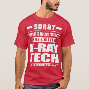Camiseta XRay TechGift Para Namorado Husband Fiance Rad Tec