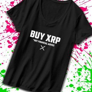 Camiseta XRP Crypto Memory Not Financial Advice Dispenser