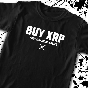 Camiseta XRP Crypto Memory Not Financial Advice Dispenser