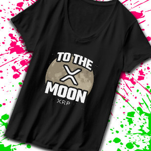 Camiseta XRP De Memória Criptográfica Para A Cotação Crypto