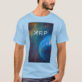Camiseta xrp, ondinha, tshirt do azul da arte