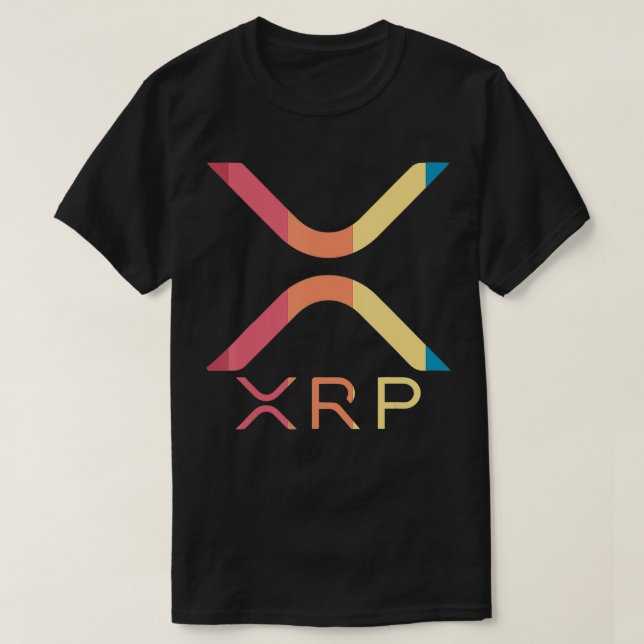 Camiseta XRP Para A Moeda De Bíbula De Criptomoeda Do Rippl (Frente do Design)