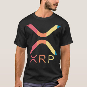 Camiseta XRP Para A Moeda De Bíbula De Criptomoeda Do Rippl
