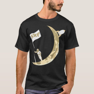 Camiseta XRP Para O Cripto Do Astronauta XRP Da Lua