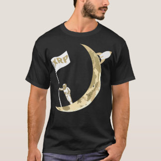 Camiseta XRP Para O Cripto Do Astronauta XRP Da Lua