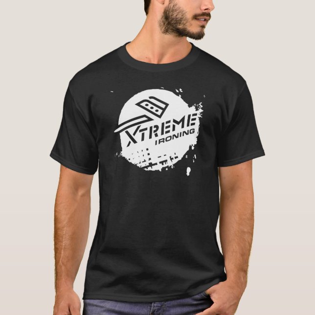 Camiseta Xtreme que passa o t-shirt preto básico (Frente)