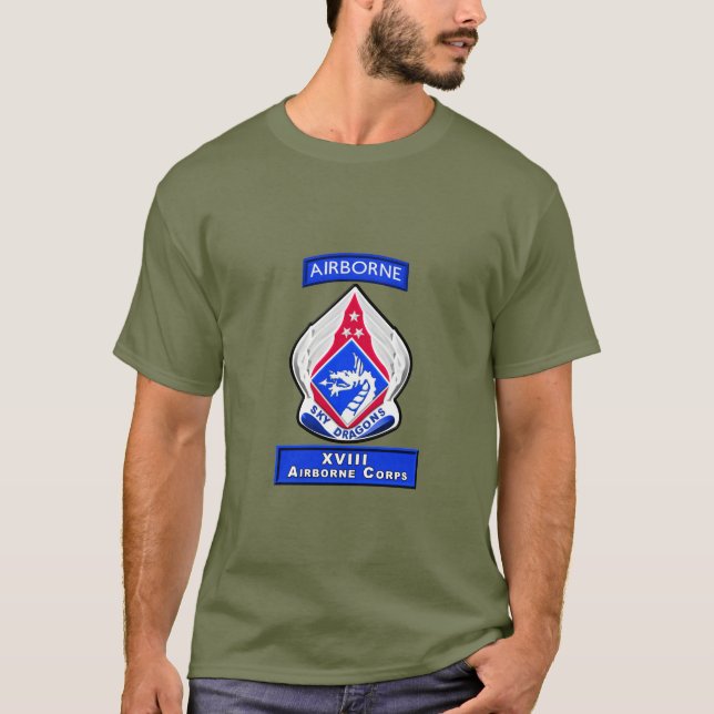 Camiseta XVIII Corpo Aerotransportado (Frente)