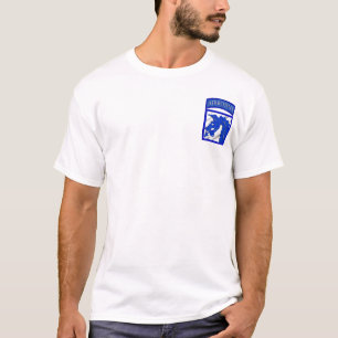 Camiseta XVIII corpo transportado por via aérea