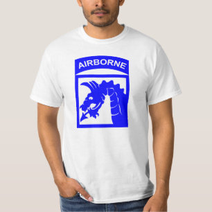 Camiseta XVIII corpo transportado por via aérea
