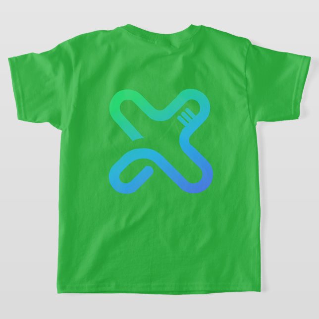 Camiseta xworldteam319_20250807 Kids T-shirt  (Postura das costas)