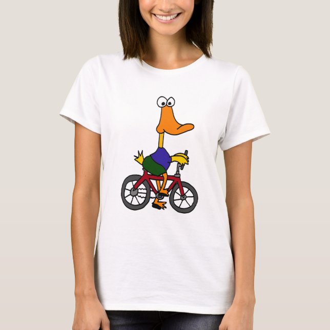Camiseta XX- desenhos animados da bicicleta da equitação do (Frente)