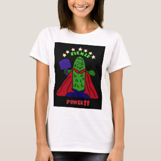 Camiseta XX- desenhos animados de Pickleball do super-herói