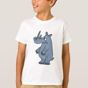 Camiseta XX- desenhos animados Funky do rinoceronte