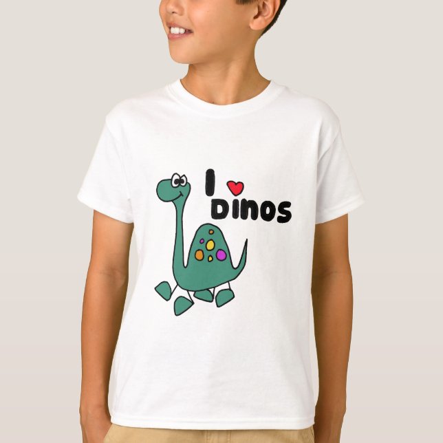 Camiseta XX- design bonito de Dinos do amor de I (Frente)