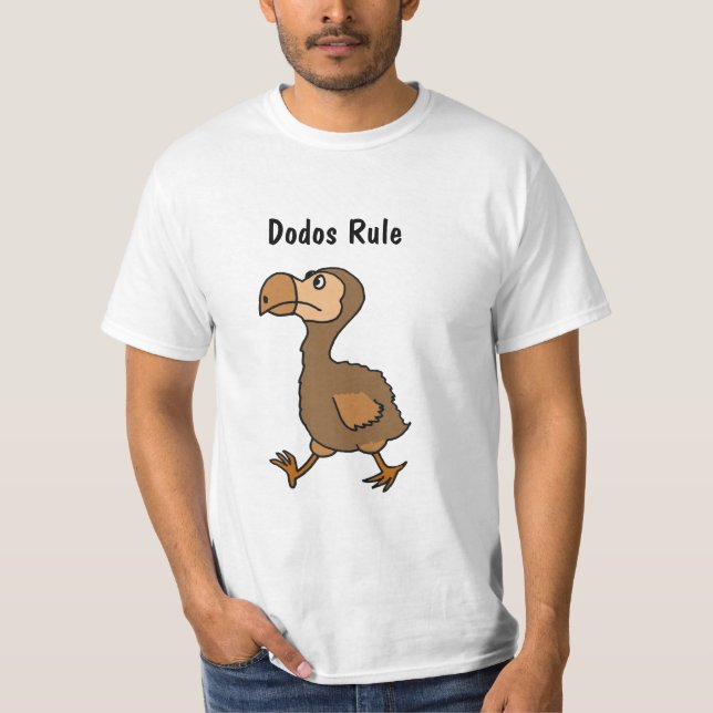 Camiseta XX- design divertido do pássaro do Dodo (Frente)