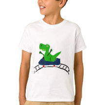 XX- dinossauro engraçado de T-rex na arte da