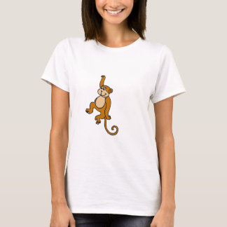 Camiseta XX- macaco de suspensão engraçado